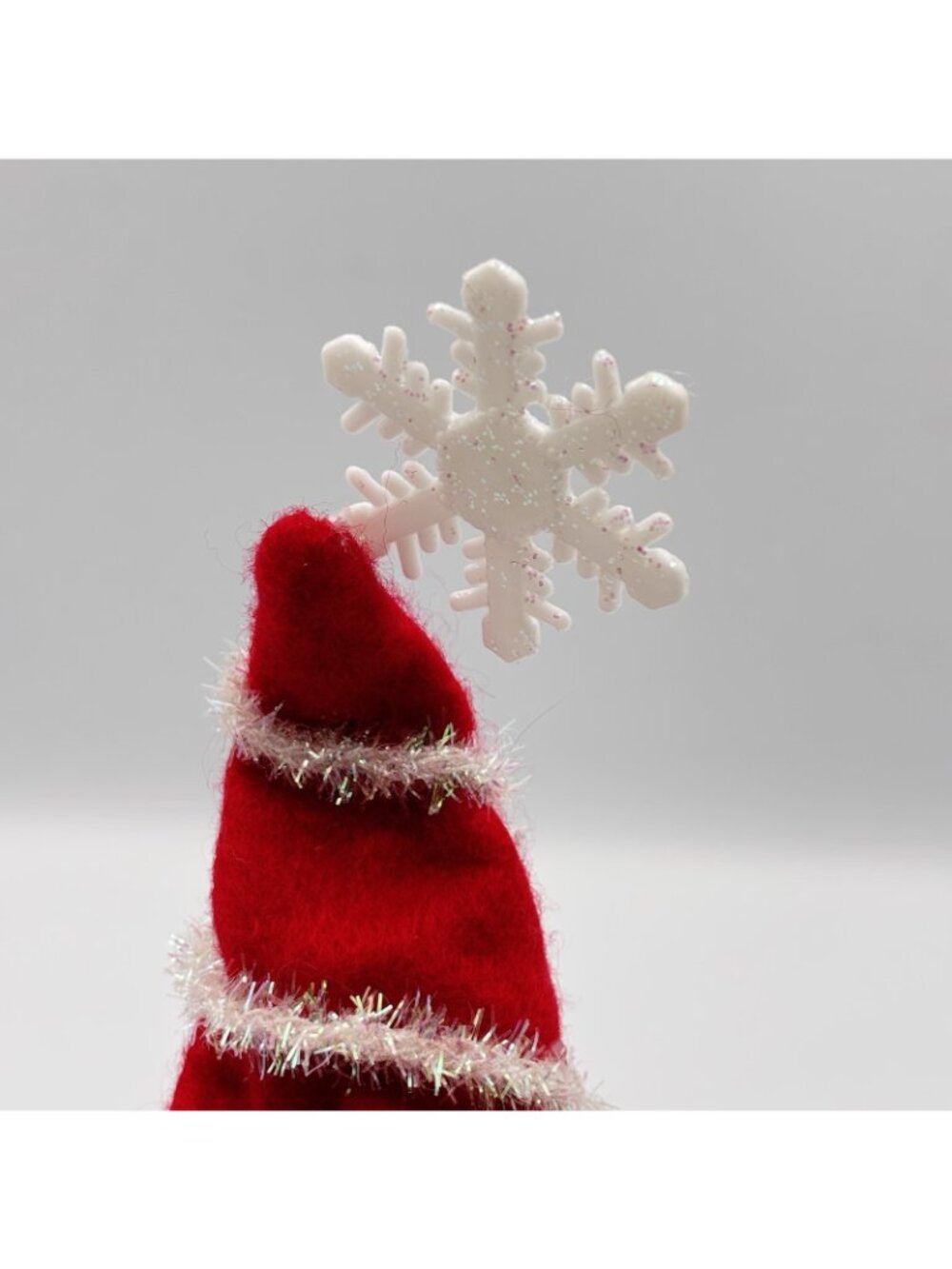 2009 Annalee Dolls Christmas Hound Puppy Dog Snowflake Red Hat Gift Present 7” - Picture 6 of 16